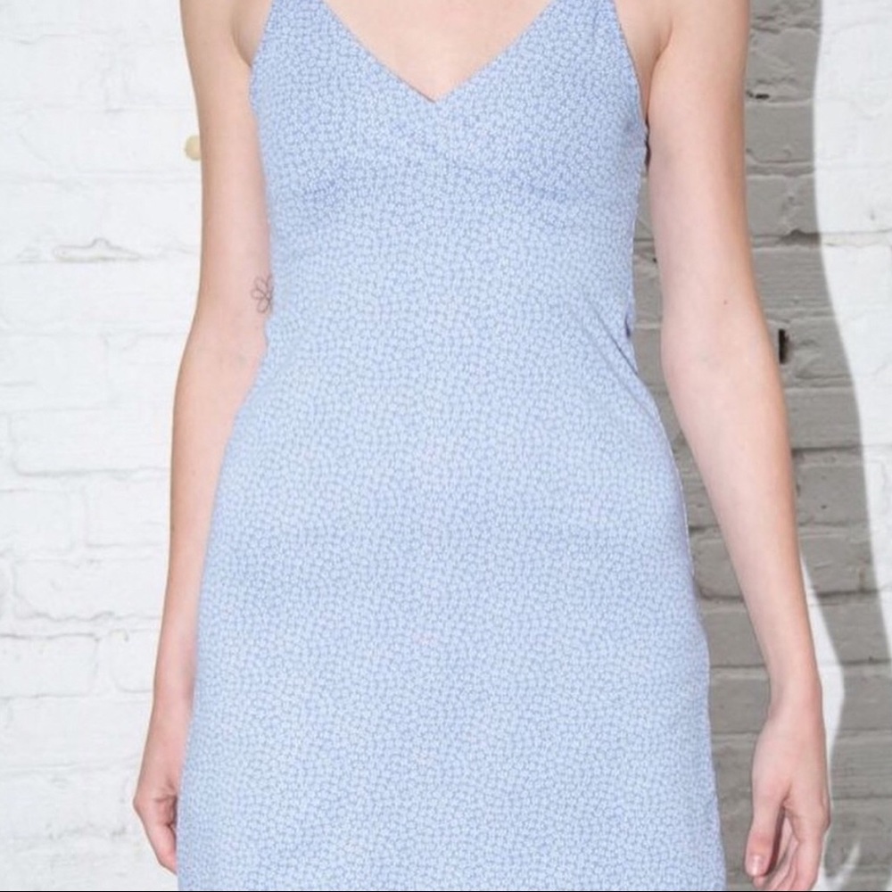 brandy melville blue amara dress